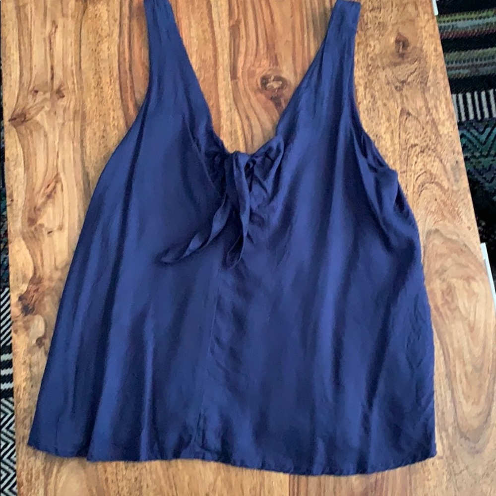 Maeve front knot tie tank top o